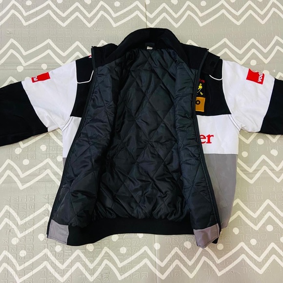 Vintage retro Mercedes Benz mclaren F1 nascar embroidered racing graphic jacket - Picture 9 of 11